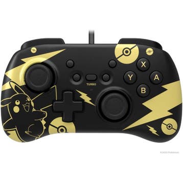 Mini Nintendo Switch Pikachu Wired Controller Zwart/Goud..., Spelcomputers en Games, Spelcomputers | Nintendo Switch, Ophalen of Verzenden