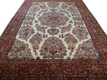Sarouck - Gereinigd - Vloerkleed - 341 cm - 252 cm, Nieuw