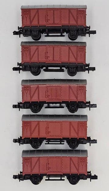 Arnold N - Modeltrein goederenwagon (5) - 5× G 10 gedekte, Nieuw