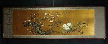 Kisshsikunsi (Plum, Bamboo, Chrysanthemum, Orchid) -