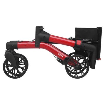 Rollator Brooklyn dubbel opvouwbaar voor binnen en buiten, Opvouwbaar, Nieuw