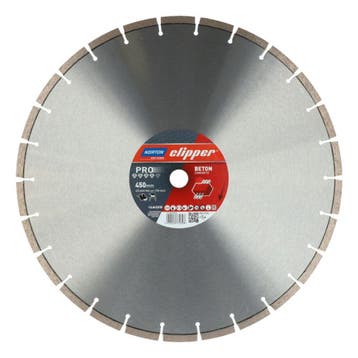Norton Clipper Pro Beton diamantzaagblad 450 x 25,4 mm, Ophalen of Verzenden, Overige typen