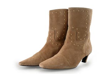 Sacha Enkellaarzen in maat 42 Beige, Kleding | Dames, Schoenen, Verzenden, Beige, Lage of Enkellaarzen, Zo goed als nieuw
