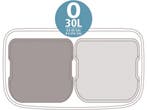 Brabantia Bo Prullenbak - 2 x 30 liter - Afvalscheiding -, Verzenden, Zo goed als nieuw