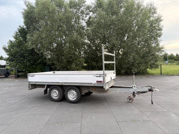 Henra Plateauwagen 305 x 150 cm in goede staat met koprek, Auto diversen, Ophalen, Gebruikt