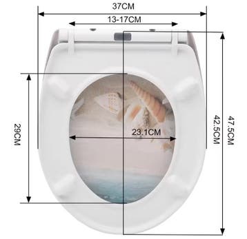Ovale Duroplast Toiletbril met Soft-Close en Snelsluiting, Verzenden, Nieuw
