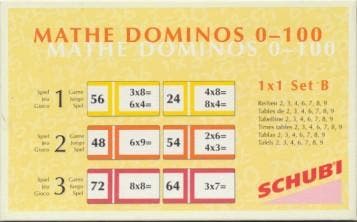 Schubi Domino Tafels 1 x 1 Set B, Verzenden, Nieuw