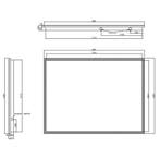 Quatro Led Spiegel 80X60Cm, Ophalen of Verzenden, Nieuw