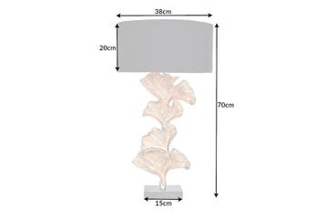 Tafellamp GINKGO 70cm goud zonder kap - 41694, Huis en Inrichting, Ophalen of Verzenden, Nieuw