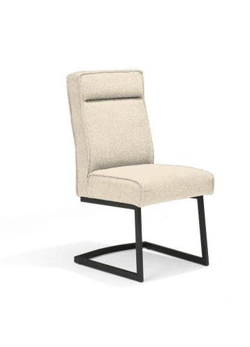 Eetkamerstoel Jones - eetkamerstoelen - Creme, Nieuw, Stof