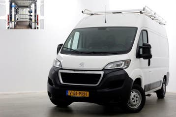 Peugeot Boxer 335 2.0 BlueHDI 130pk L2H2 Premium Airco/Navi/, Gebruikt, Euro 6, Wit, Dealer onderhouden