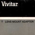 Vivitar TMount / T2 Adapter Ring voor Konica Autoreflex (TA, Verzenden, Nieuw