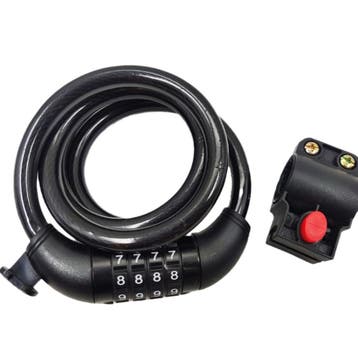 hbs Slotfiets-H5-031 - Kettingslot met 4-cijferige code, Fietsen en Brommers, Ophalen of Verzenden, Nieuw, Hbs