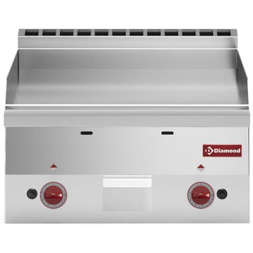 Diamond Bakplaat | PRO 600 | Gas | Glad | 10.4kW | 600x600x2, Ophalen of Verzenden, Nieuw in verpakking