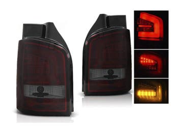 LED bar achterlichten Red Smoke geschikt voor VW T5, Verzenden, Nieuw, Volkswagen