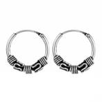 Fako Bijoux - Bali Oorringen - Bali - 12mm - Zilverkleurig, Verzenden, Nieuw
