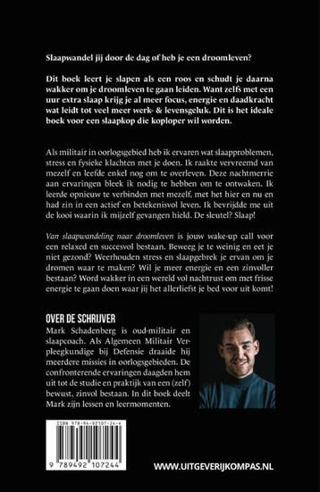 Van slaapwandeling naar droomleven 9789492107244, Verzenden, Zo goed als nieuw, Mark Schadenberg