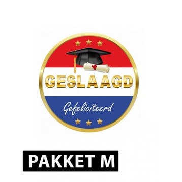Geslaagd feestartikelen pakket middel - Geslaagd feestarti.., Ophalen of Verzenden, Nieuw