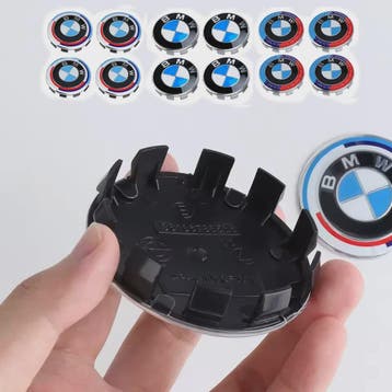 4x BMW Velgdopjes 56mm/68mm - 50th Anniversary Editie, Verzenden, Nieuw