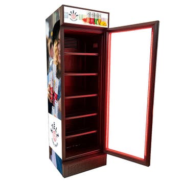 Stelz koelkast glasdeur koeling 358L, Nieuw in verpakking, Koelen en Vriezen