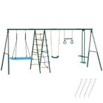 5-in-1 Schommelset Met Verstelbare Nestschommel, Turnringen,, Verzenden, Nieuw