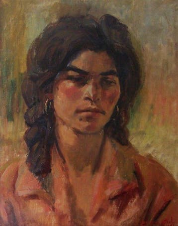 Georges Steel (1923-2010) - Portret, Antiek en Kunst, Kunst | Schilderijen | Klassiek