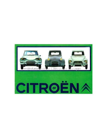 1969 CITROËN PROGRAMMA BROCHURE NEDERLANDS, Nieuw, Author