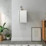 Metalen wandkast Burlöv 50x33x35 cm wit [en.casa], Huis en Inrichting, Kasten | Wandmeubels, Verzenden, Nieuw