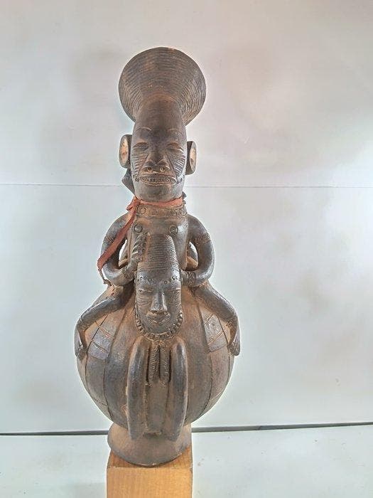 Vaas - Terracotta - Prachtige Mangbetu-vaas, Antiek en Kunst, Kunst | Niet-Westerse kunst