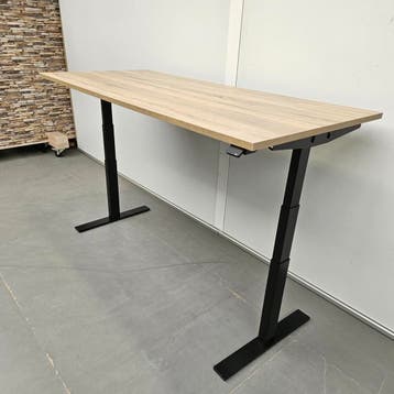 Zit-sta bureau met NIEUW werkblad - 180x80 cm, Ophalen of Verzenden, Nieuw