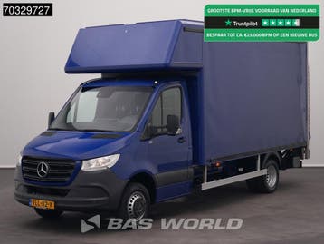 Zakelijke Lease |  Mercedes-Benz Sprinter 516 CDI Laadklep A, Automaat, Stof, Gebruikt, Euro 6