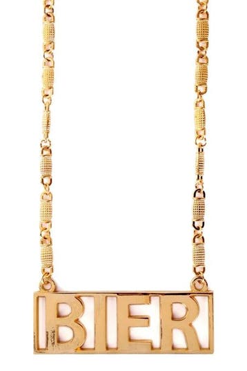 Bier Ketting Goud, Verzenden, Nieuw