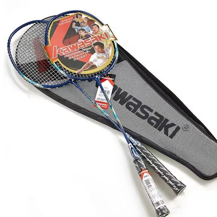 Badminton Set 2 Rackets 3 Shuttlecocks met Draagtas, Sport en Fitness, Badminton, Nieuw, Verzenden