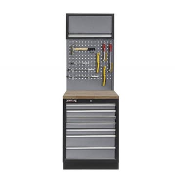 Werkplaatskast met zeven laden, hardhouten werkblad +, Doe-het-zelf en Verbouw, Werkbanken, Ophalen of Verzenden, Nieuw