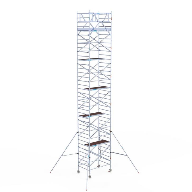 Rolsteiger Original 135x190 12,2m werkhoogte vrijstaand, Doe-het-zelf en Verbouw, Steigers, Rolsteiger of Kamersteiger, Nieuw