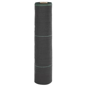vidaXL Worteldoek 0,5x25 m polypropeen zwart, Verzenden, Nieuw