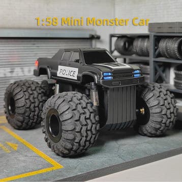LDARC M58 1/58 RC Truck RTR - Miniatuur Off-Road Monster Tru, Verzenden, Nieuw