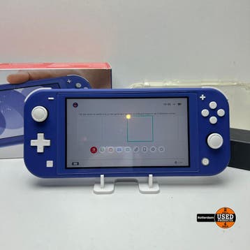 Nintendo Switch Lite Blue - Met doos / hoesje / lader, Verzenden, Gebruikt