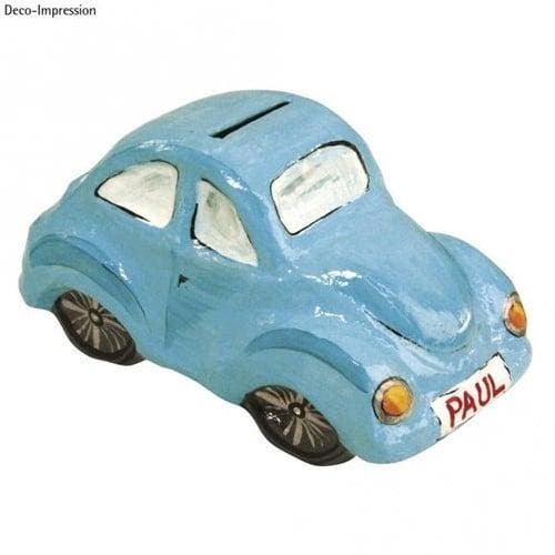 Papiermaché Spaarpot Auto 16,5×8,5×9 cm, Hobby en Vrije tijd, Knutselen, Nieuw, Ophalen of Verzenden