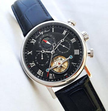 Lucien Piccard - Automatic - Calendar - Moon Sun - Open, Nieuw