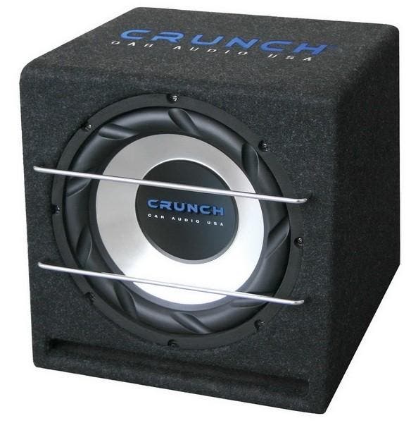 Crunch Subwoofer in kist CRB350 350 Watt RMS, Auto-onderdelen, Overige Auto-onderdelen, Ophalen of Verzenden