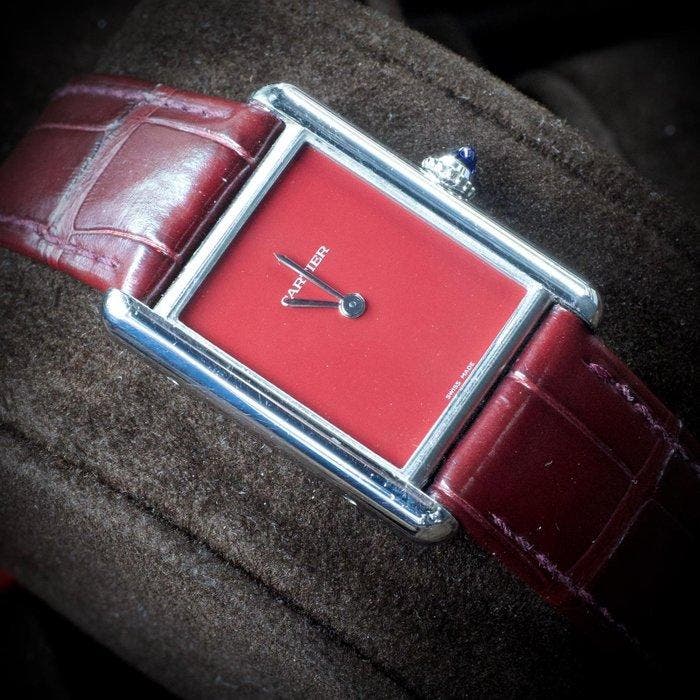 Cartier - Tank Must - 4323 - Unisex - 2020+, Sieraden, Tassen en Uiterlijk, Horloges | Heren