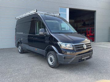 Volkswagen Crafter 2.0 TDI 180 pk DSG Aut. L3H3 Carplay/ Gev, Automaat, Gebruikt, Volkswagen, Zwart