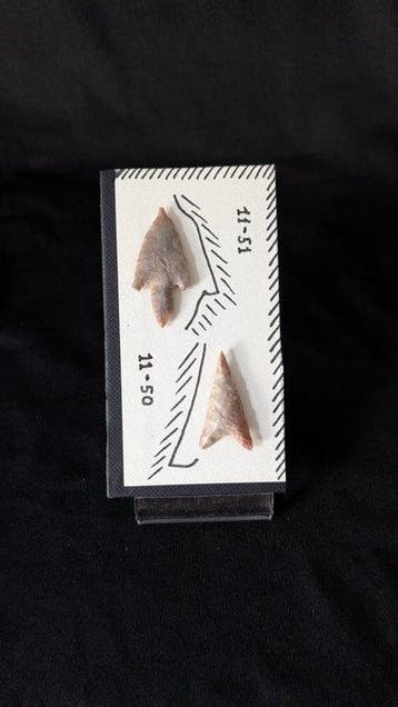 Neolithisch Vuursteen collectie van bifacet Neolithische, Verzamelen, Mineralen en Fossielen