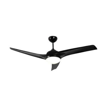 Klarstein Plafondventilator Lamp Zwart 132 cm, Witgoed en Apparatuur, Minder dan 60 m³, Ventileren, 3 snelheden of meer, Ophalen of Verzenden