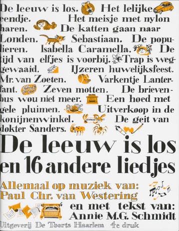 De Leeuw Is Los En 16 Andere Liedjes | Annie M.G. Schmidt, Ophalen of Verzenden, Nieuw, Annie M.G. Schmidt