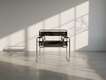 Knoll - Marcel Breuer - Fauteuil - WASSILY - Metaal, zwart
