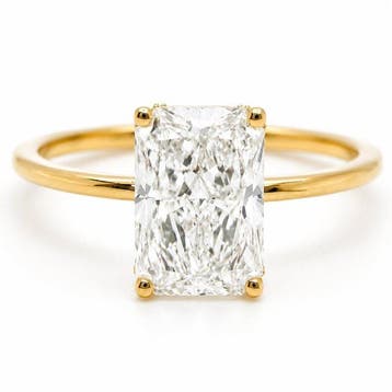 Zonder minimumprijs - Ring - 14 karaat Geel goud - 2.02ct., Nieuw