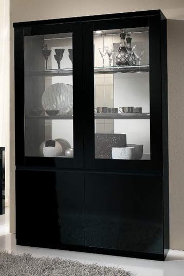 Vitrinekast Rhee - vitrinekasten, Nieuw, Overige materialen