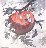 Spotprent over het plan en de burgerlijke pers (lijst optie), Verzenden